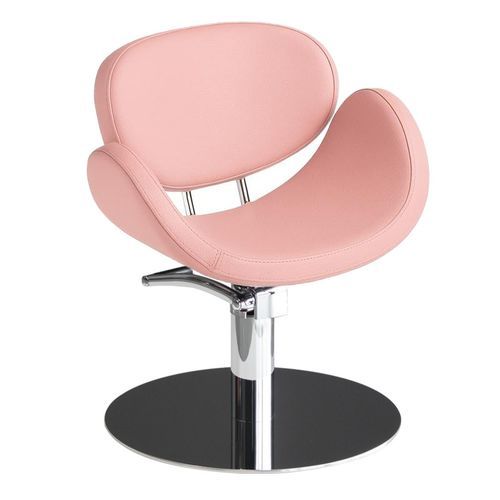 Poltrona da parrucchiere contemporanea - BOWY - Nelson Mobilier - in ecopelle / con pompa idraulica / nera