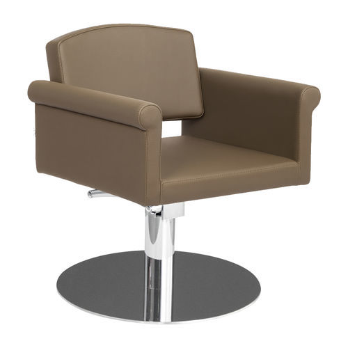 Poltrona da parrucchiere contemporanea - CHARME - Nelson Mobilier - in ecopelle / con pompa idraulica / ad altezza regolabile