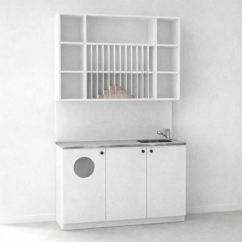 Mobile con lavabo per parrucchiere - MIXLAB - Nelson Mobilier