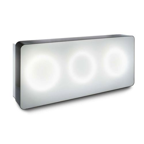 Banco reception in laminato - IDESK - Nelson Mobilier - in Plexiglas® / per parrucchiere / luminoso