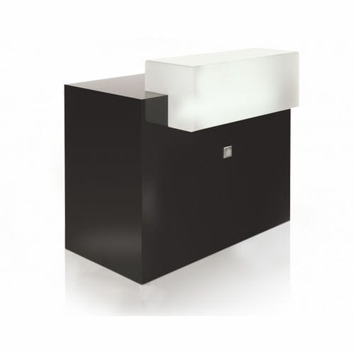 Banco reception in laminato - LUMY II MEDIUM - Nelson Mobilier - in Plexiglas® / per parrucchiere