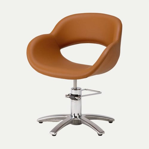 Poltrona da parrucchiere contemporanea - THEA - TAKARA BELMONT - in ecopelle / con pompa idraulica / personalizzabile