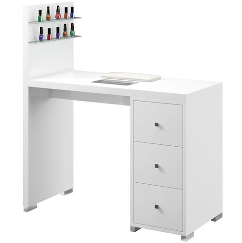 Tavolo manicure con vano contenitore - GRACE+ - VEZZOSI - con aspiratore