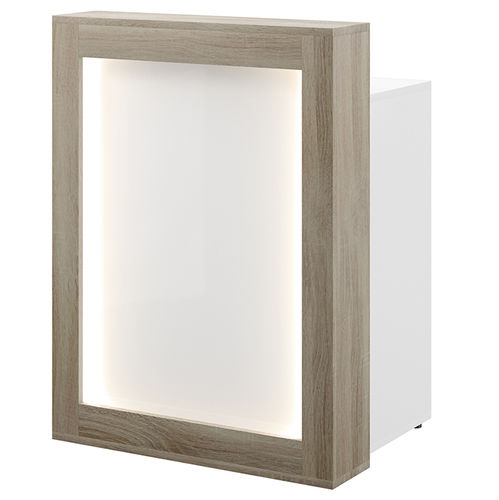 Banco reception in legno - DORIAN  - VEZZOSI - in laminato / in melaminico / luminoso