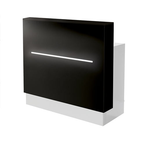 Banco reception in melaminico - SMILE  - VEZZOSI - in laminato / per parrucchiere / luminoso