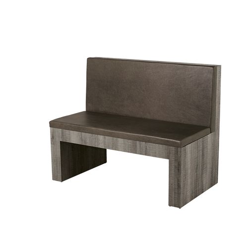 Divanetto imbottito contemporaneo - LOLA - VEZZOSI - in laminato / contract / con schienale