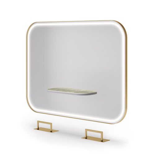 Specchio a muro - FANCY - VEZZOSI - per parrucchiere / contemporaneo / rettangolare