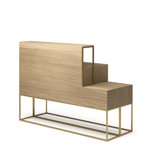 Banco reception in laminato - FLORA - VEZZOSI - in acciaio verniciato / in plastica / per parrucchiere