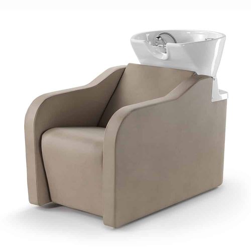 Lavatesta con poggiapiedi - URBAN MASSAGE - VEZZOSI - in ecopelle / 1 posto