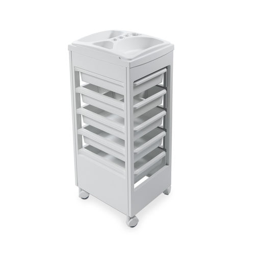 Carrello di servizio - WOW - VEZZOSI - terapia / di stoccaggio / per centro estetico