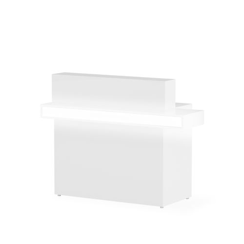 Banco reception in legno - NATURAL  - VEZZOSI - in plastica / in laminato / luminoso
