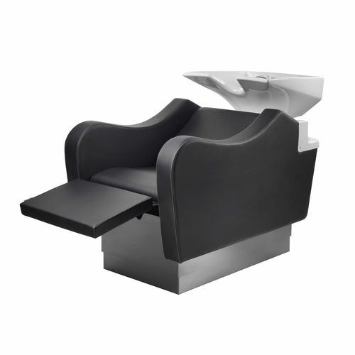 Lavatesta con poggiapiedi - PUSH UP MASSAGE  - VEZZOSI - in ecopelle / 1 posto