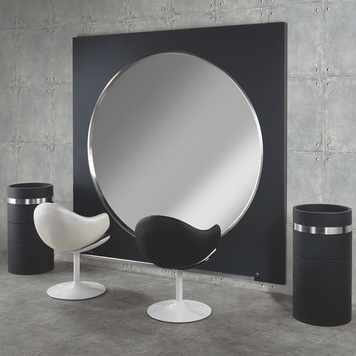 Mobile da toeletta contemporaneo - WATCH  - VEZZOSI - in laminato / in acciaio inossidabile / da parete