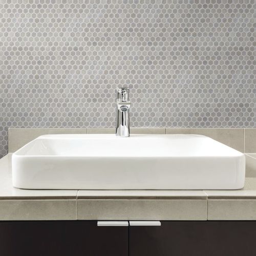 Mosaico in vetro - HEX OPALO - ONIX Mosaico - levigato / da interno / per piscina