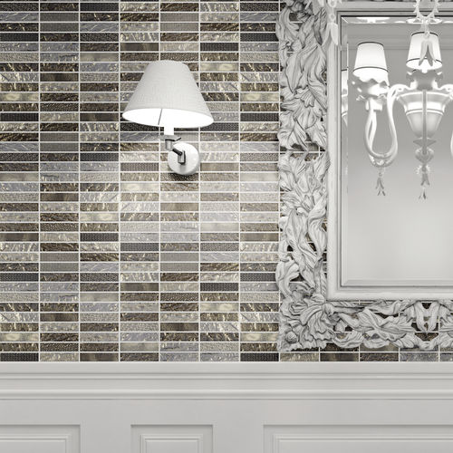 Mosaico in vetro - CRYSTALGLASS - ONIX Mosaico - metallizzato / da interno / da parete