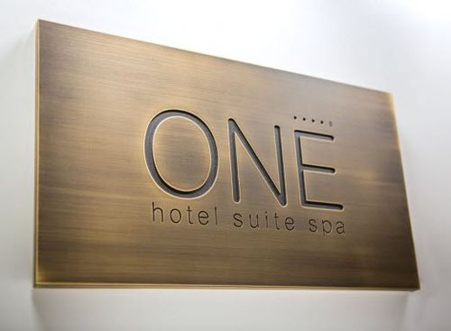 Cartello segnaletico da parete - SLOWE - APIR SRL - in ottone / in braille / da esterno