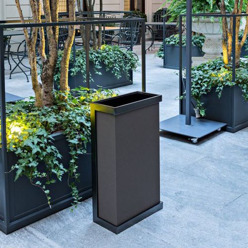 Portarifiuti pubblico - GIANNI - APIR SRL - in metallo / contemporaneo / contract