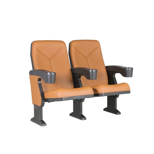 Poltrona per cinema in schiuma di poliuretano - BOGART V05 - Euro Seating International - in polipropilene / contract / blu