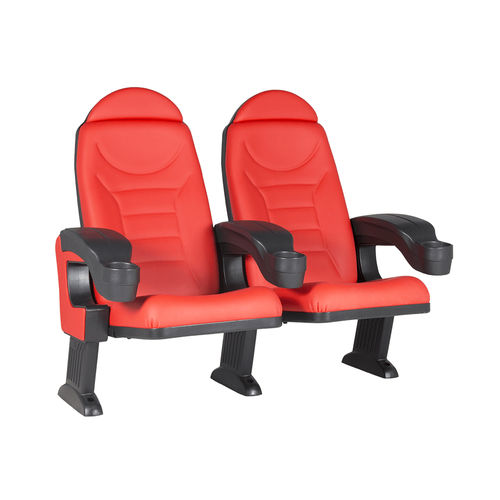 Poltrona per cinema in schiuma di poliuretano - MONTREAL CLUB COMFORT V09 - Euro Seating International - in polipropilene / contract / rossa
