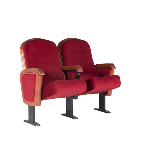 Poltrona per auditorium classica - GOYA - Euro Seating International - in tessuto / in schiuma di poliuretano / in faggio