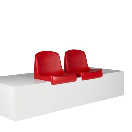 Sedia per gradinata monoblocco - ES 100 - Euro Seating International - in polipropilene / per impianto sportivo / per esterni