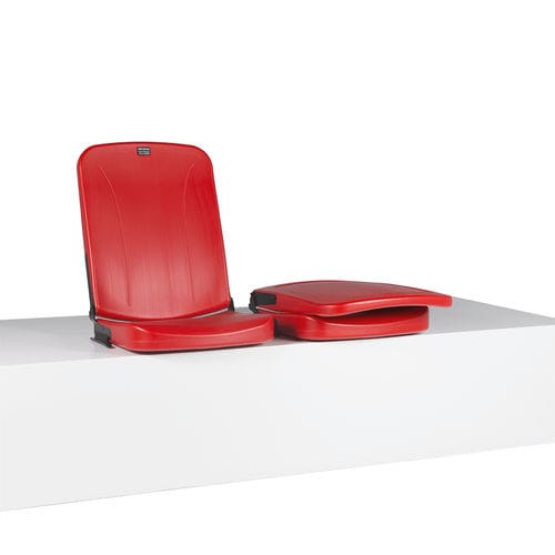 Sedia per gradinata ribaltabile - MICRA TEK 500 - Euro Seating International - in polipropilene / in polietilene / per impianto sportivo