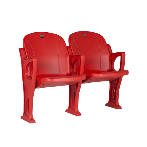Poltrona per auditorium contemporanea - ES 500 - Euro Seating International - in polietilene / in polipropilene / pieghevole