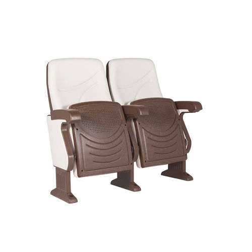Poltrona per auditorium contemporanea - ECO 100 - Euro Seating International - in tessuto / in schiuma di poliuretano / in polipropilene