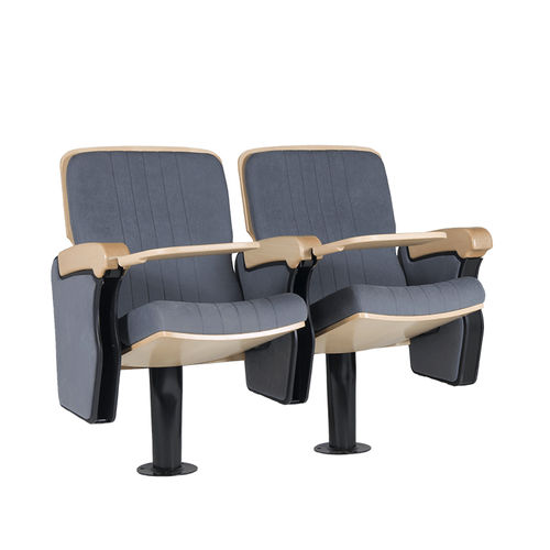 Poltrona per auditorium contemporanea - WAGNER PL - Euro Seating International - in tessuto / in legno / pieghevole