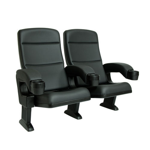 Poltrona per cinema in schiuma di poliuretano - KING ELITE V11 - Euro Seating International - in polipropilene / contract / nera