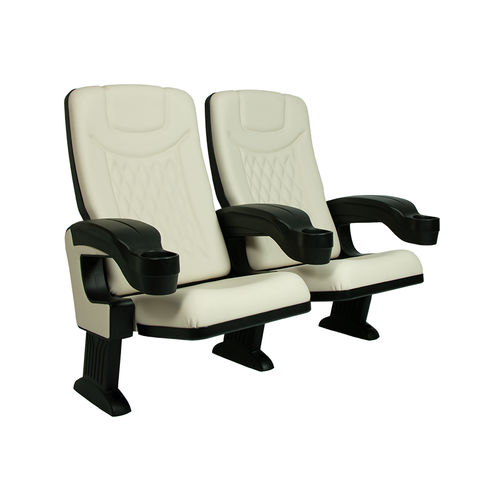 Poltrona per cinema in schiuma di poliuretano - KING DIAMOND V09 - Euro Seating International - in polipropilene / contract / bianca