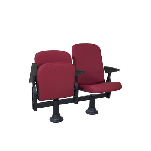 Poltrona per auditorium contemporanea - MICRA TEK TT - Euro Seating International - in polietilene / in alluminio / in polipropilene
