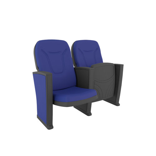 Poltrona per auditorium contemporanea - FUSHION PLUS - Euro Seating International - in tessuto / in polipropilene / pieghevole