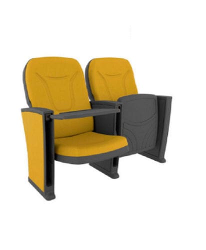 Poltrona per auditorium contemporanea - FUSHION PLUS PL - Euro Seating International - in tessuto / in polipropilene / pieghevole