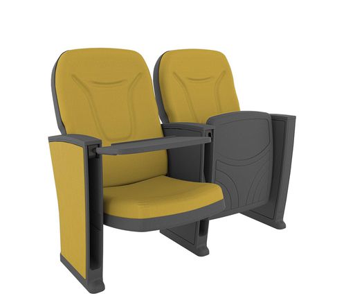 Poltrona per auditorium contemporanea - ROMA PLUS PL - Euro Seating International - in schiuma di poliuretano / in acciaio / in polipropilene