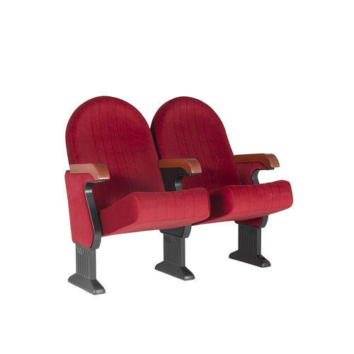 Poltrona per auditorium contemporanea - MOZART - Euro Seating International - in tessuto / in schiuma di poliuretano / in legno
