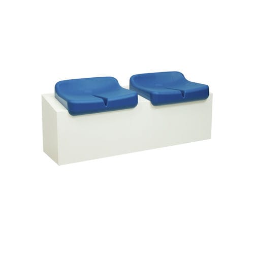 Sedia per gradinata monoblocco - ES 60 - Euro Seating International - in polipropilene / per impianto sportivo