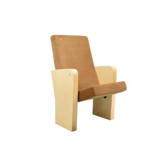 Sedia per auditorium contemporanea - NUS X - Euro Seating International - da interno / in tessuto / in polipropilene