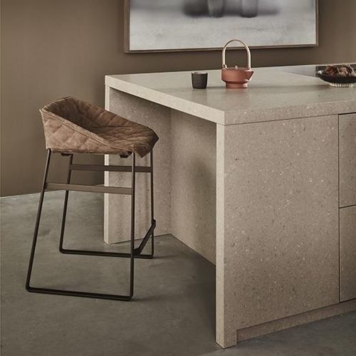 Sedia alta contemporanea - KEKKE - Piet Boon Collection - da cucina / in tessuto / in pelle