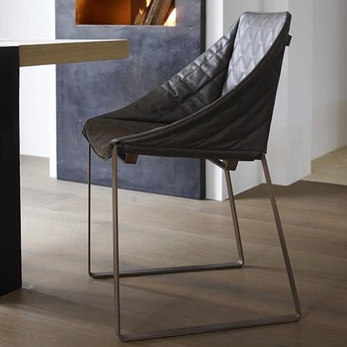 Sedia da pranzo contemporanea - KEKKE - Piet Boon Collection - da esterno / da interno / in tessuto