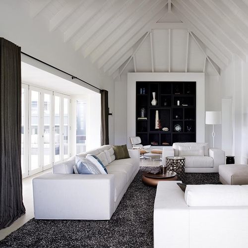 Divano modulare - DIEKE - Piet Boon Collection - contemporaneo / in tessuto / in pelle