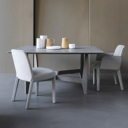 Tavolo da pranzo contemporaneo - YKE - Piet Boon Collection - in rovere / con supporto in quercia / rettangolare