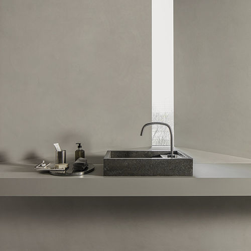 Lavabo da appoggio - Piet Boon Collection - in pietra naturale / singolo / rettangolare