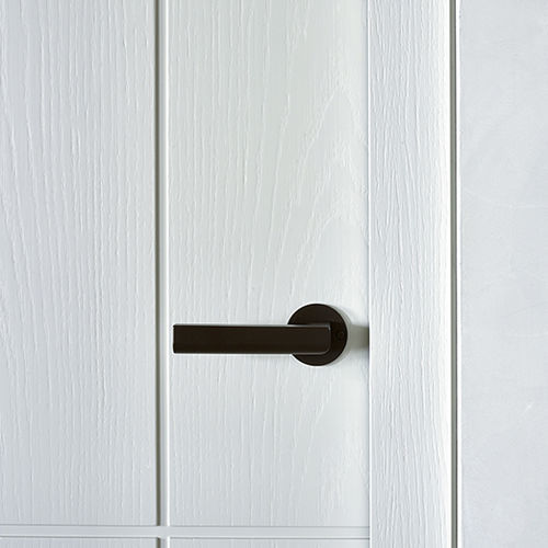 Maniglia per porta - TWO  - Piet Boon Collection - in acciaio inossidabile lucido / in legno / contemporanea