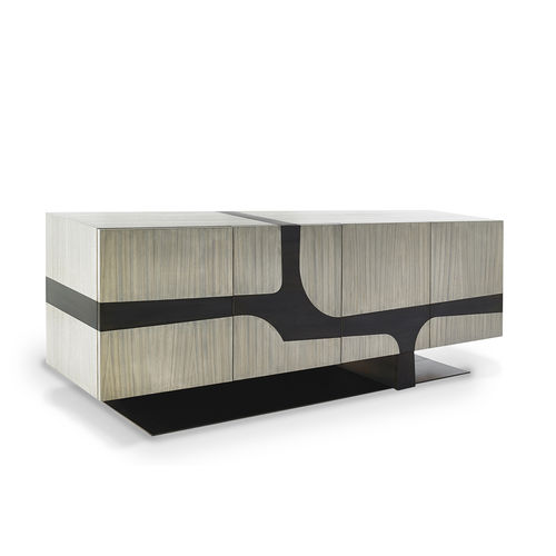 Credenza contemporanea - CY Nobu - Cliff Young - in legno / in acciaio / con cassetti