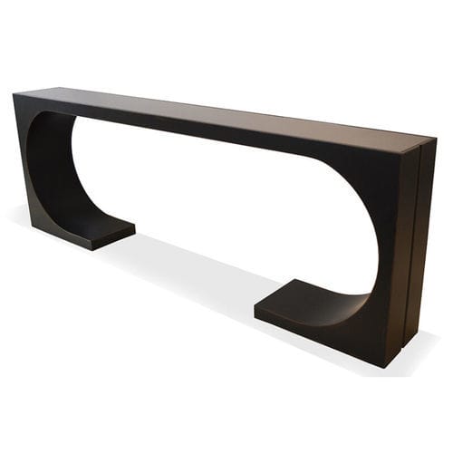 Consolle moderna - CY Dynasty - Cliff Young - in legno / in bronzo / rettangolare