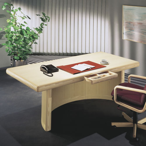 Scrivania moderna - 8101A-1 SKYLINE - dyrlund - direzionale / da terra / in frassino