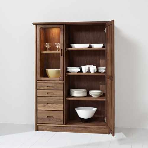 Credenza con alzata tradizionale - 1141M - dyrlund - in noce
