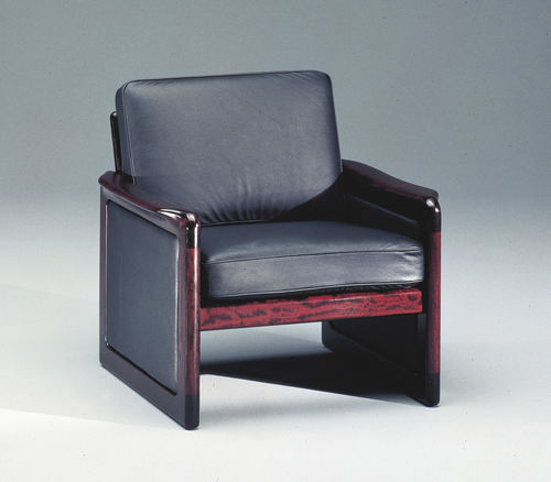 Poltrona moderna - 7820 - dyrlund - in tessuto / in pelle / in legno