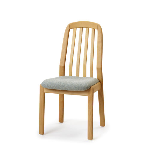 Sedia da pranzo design scandinavo - 1588 - dyrlund - da interno / in tessuto / in pelle